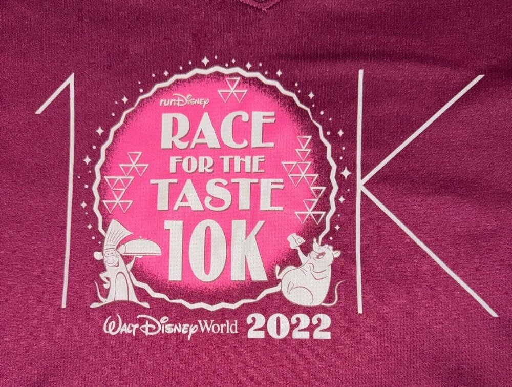 runDisney size Large 2022 Race for the Taste 10K Walt Disney 50 Ratatouille